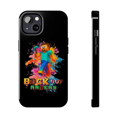 Minecraft Inspired Tough Phone Case - Handyhülle  "Bock auf anders" Colorful Gamer Design