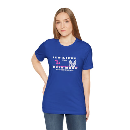 I Love My Husband "Shopping" Unisex Jersey Short Sleeve Tee