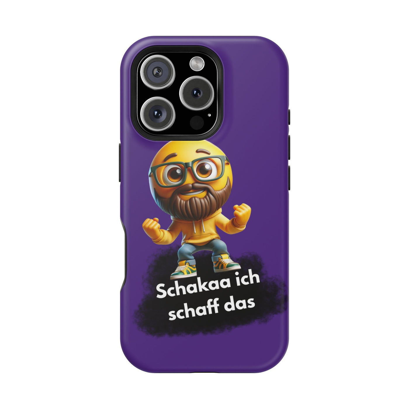 Motivational Impact-Resistant Phone Case - "Schakaa ich schaff das"