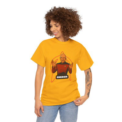 Energie Unisex Heavy Cotton Tee - Perfect for Sci-Fi Fans and Casual Wear