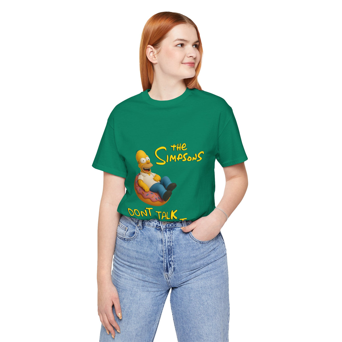 The Simpsons Donut Lover Tee - Funny Graphic T-Shirt -unisex