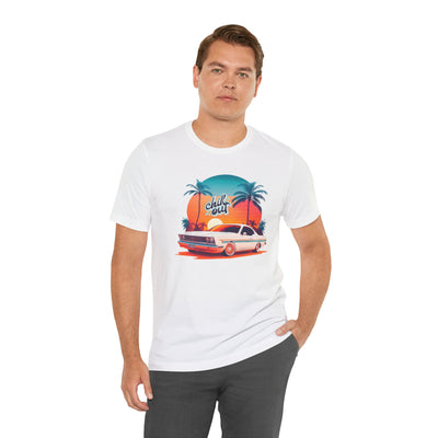Chill Out Retro Car Tee - Unisex Jersey Short Sleeve Shirt