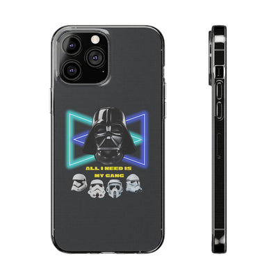 Handyhülle Darth Vader Phone Case, Star Wars Clear Silicone Phone Cover,  All I Need Is My Gang