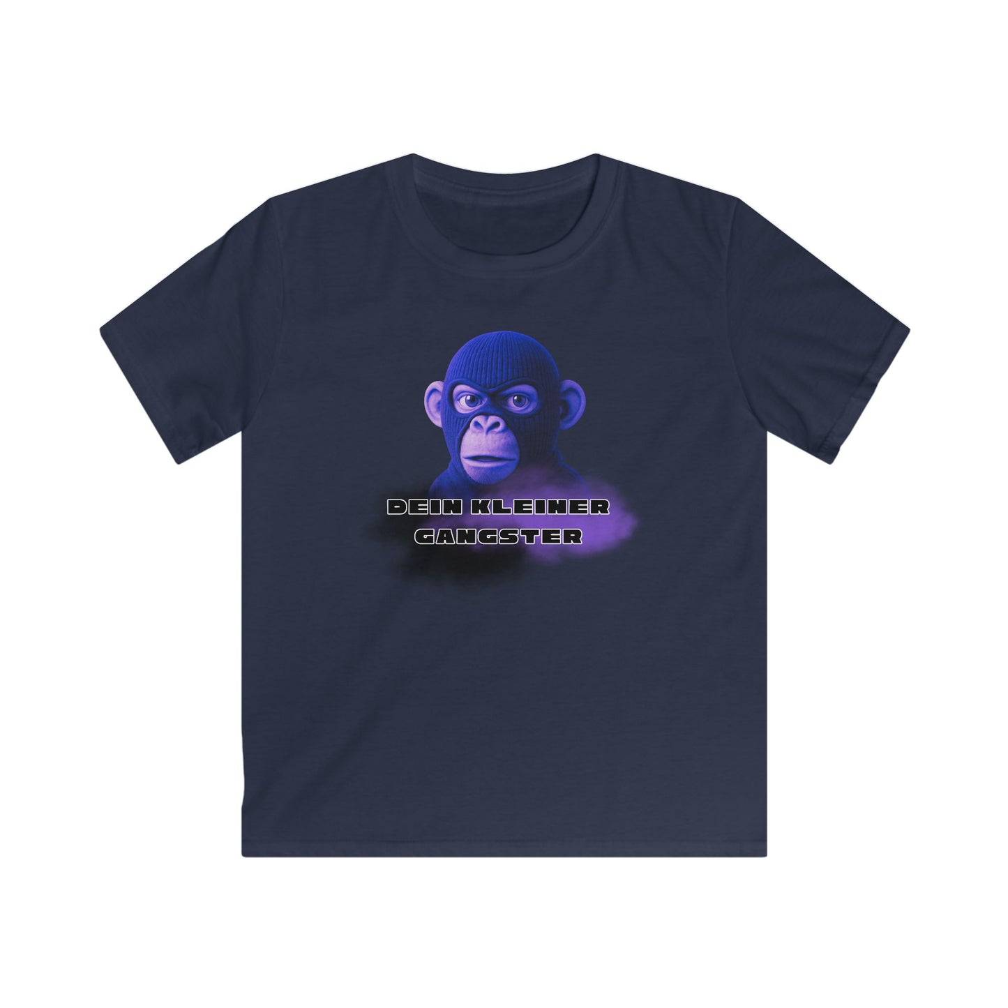 Kids Softstyle Tee - 'Little Gangster' Graphic Tee for Fun and Playful Kids
