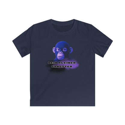 Kids Softstyle Tee - 'Little Gangster' Graphic Tee for Fun and Playful Kids