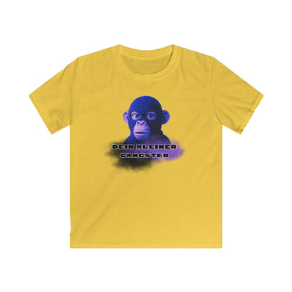 Kids Softstyle Tee - 'Little Gangster' Graphic Tee for Fun and Playful Kids