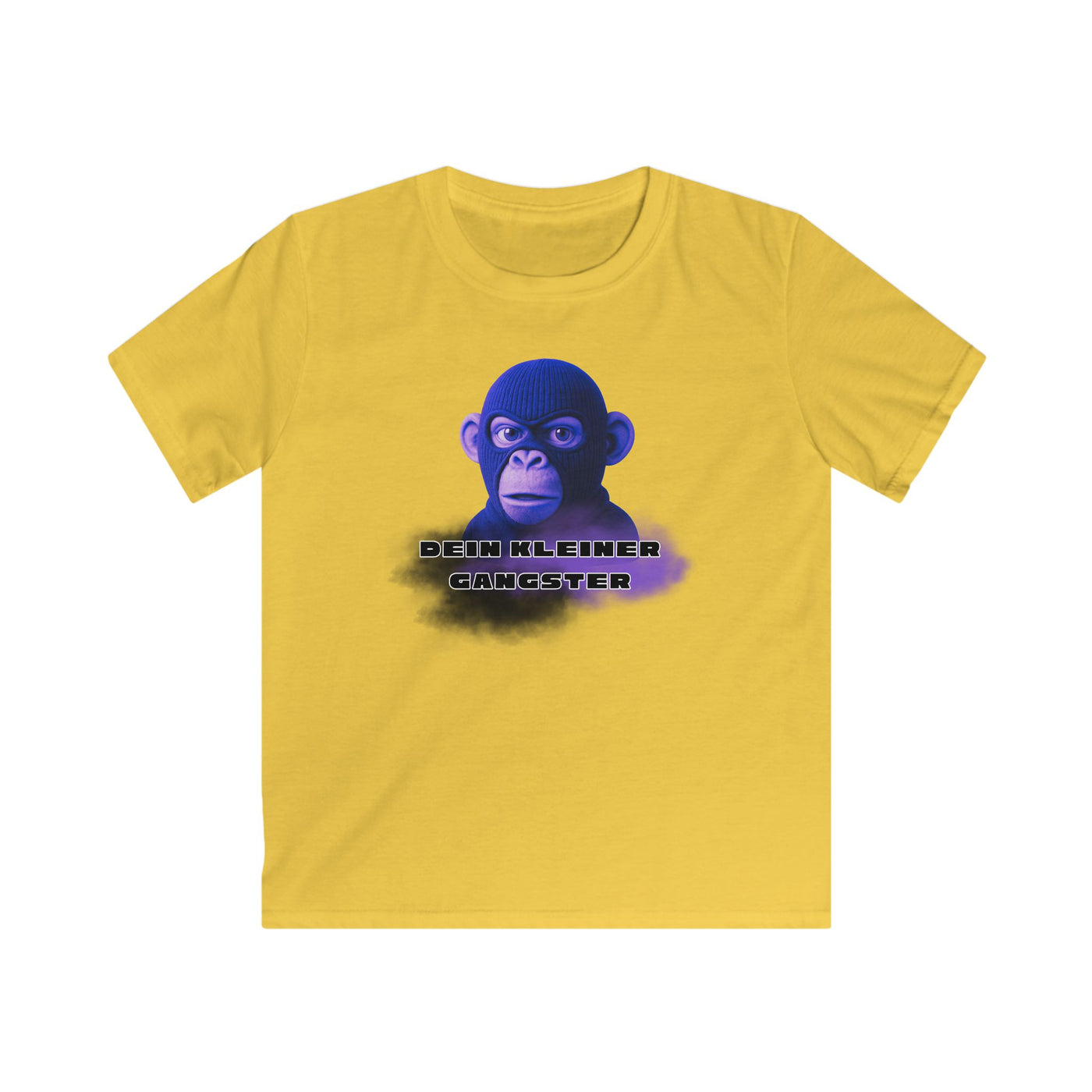 Kids Softstyle Tee - 'Little Gangster' Graphic Tee for Fun and Playful Kids