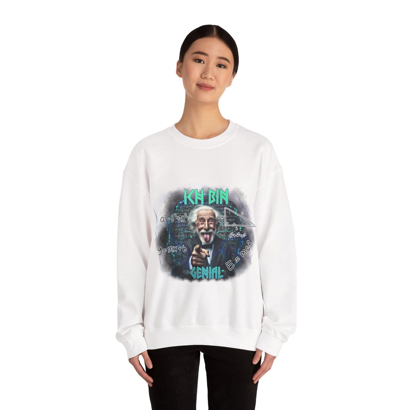 Sweatshirt 'ICH BIN GENIAL' unisex