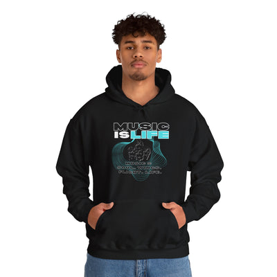 Music is Life Hoodie - Unisex Heavy Blend™ Sweatshirt