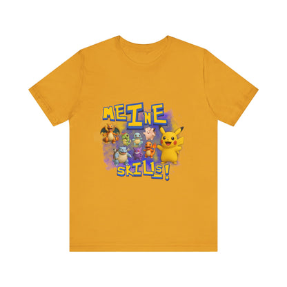 Pokemon Skills Unisex Tee, Fun Casual Shirt