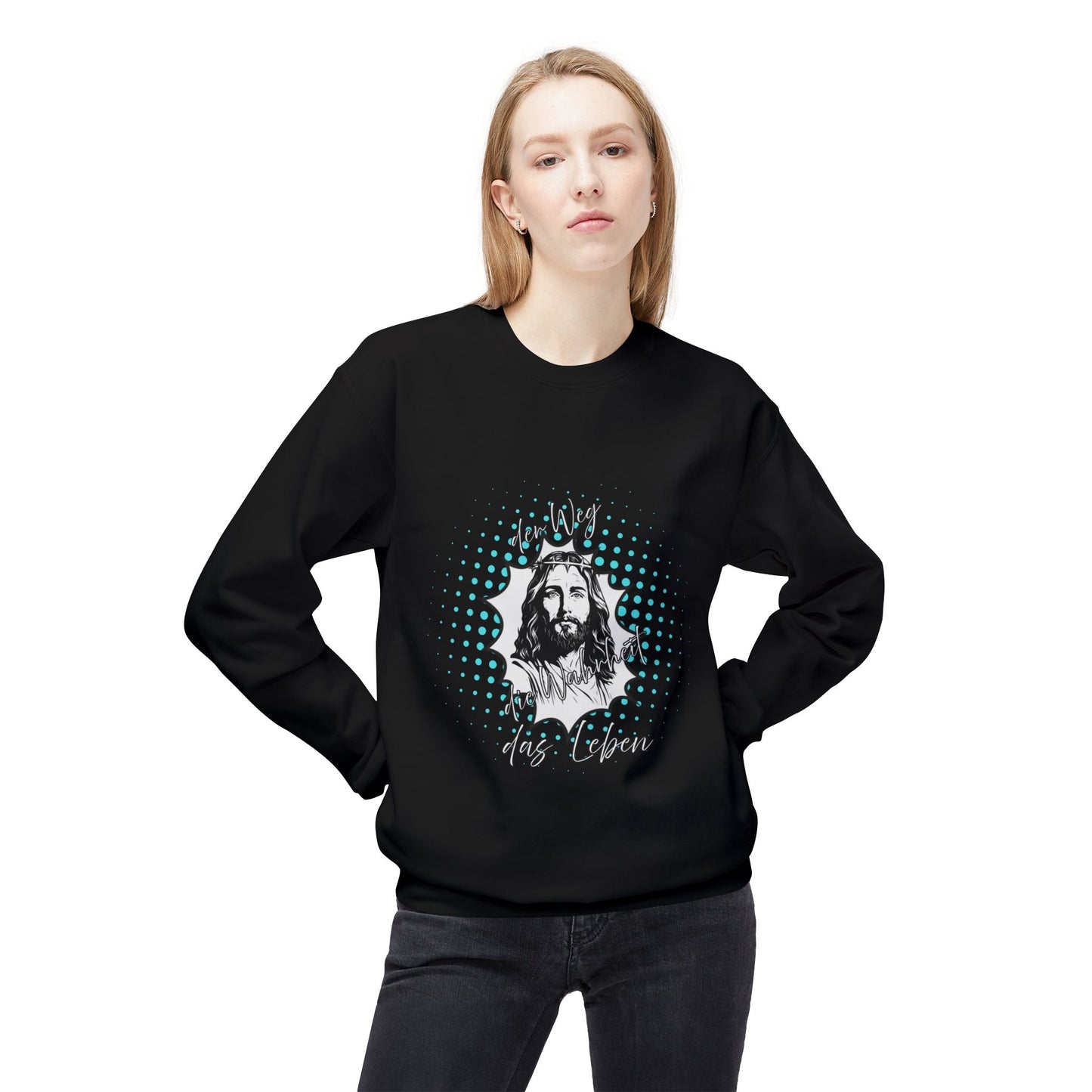 Jesus der Weg - die Wahrheit  - das Leben Sweatshirt