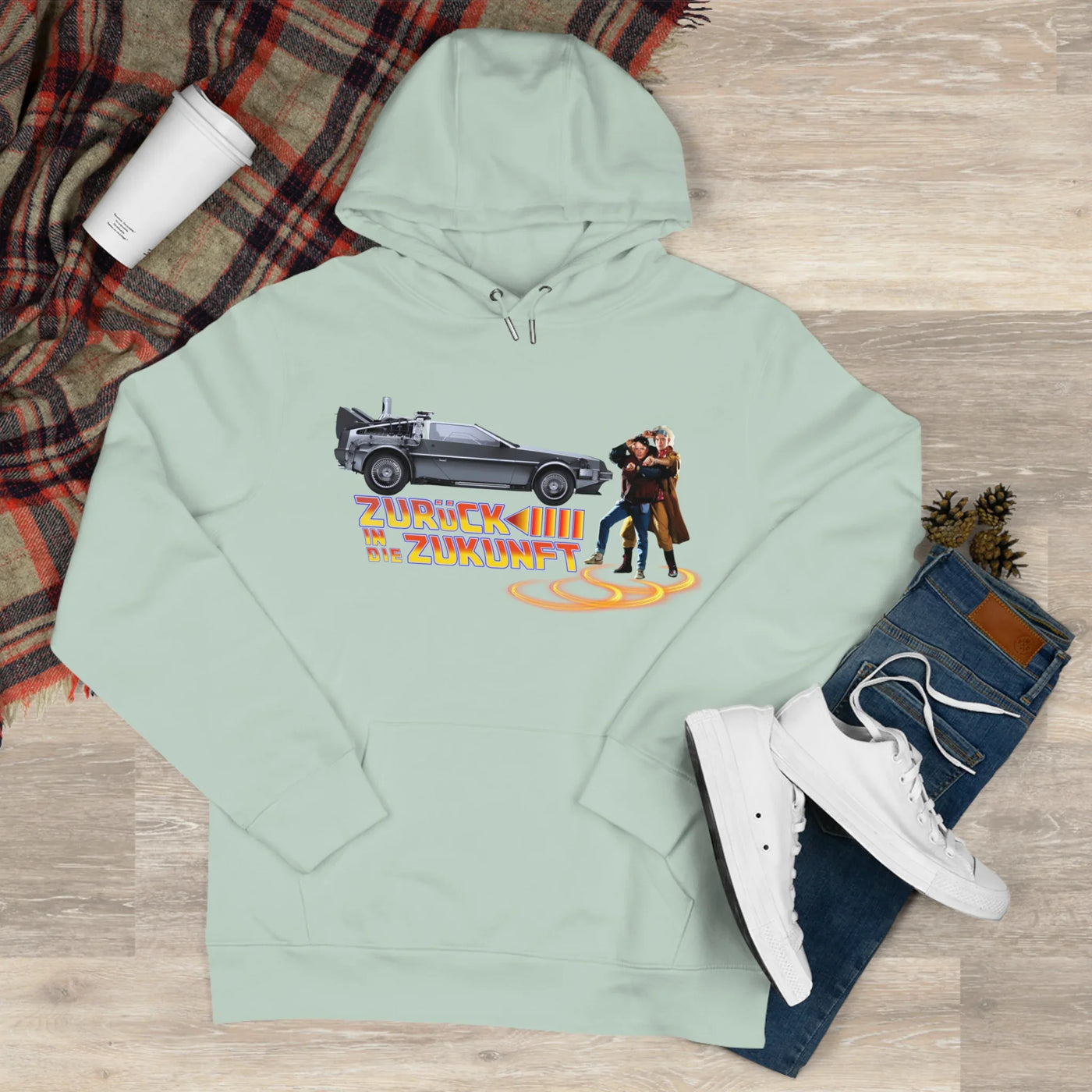 Back to the future - King Hooded Sweatshirt - Perfect for Movie Lovers and Casual Comfort 