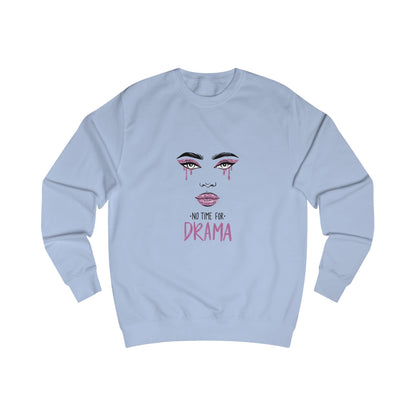 Drama Queen Unisex Sweatshirt, Cozy Pullover, Gift for Her, Casual Wear, Trendy Apparel, Unique Graphic Sweatshirt