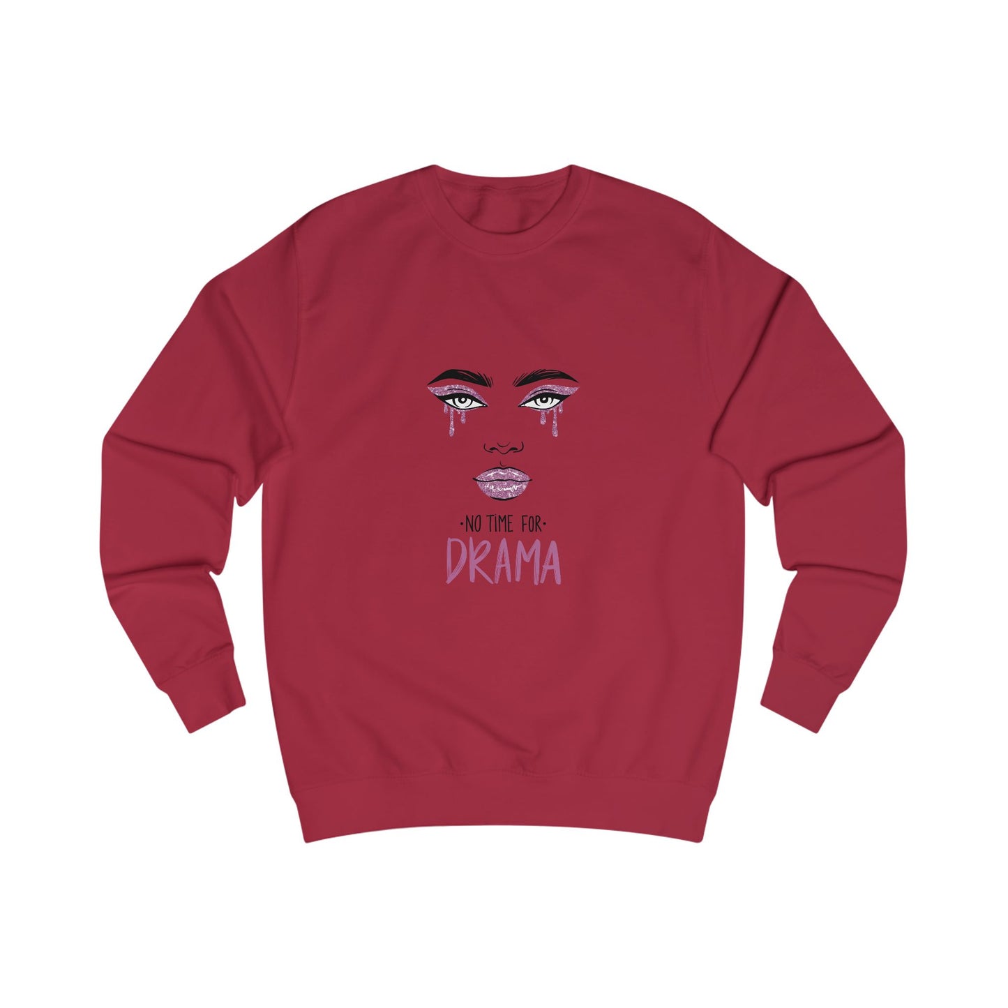 Drama Queen Unisex Sweatshirt, Cozy Pullover, Gift for Her, Casual Wear, Trendy Apparel, Unique Graphic Sweatshirt