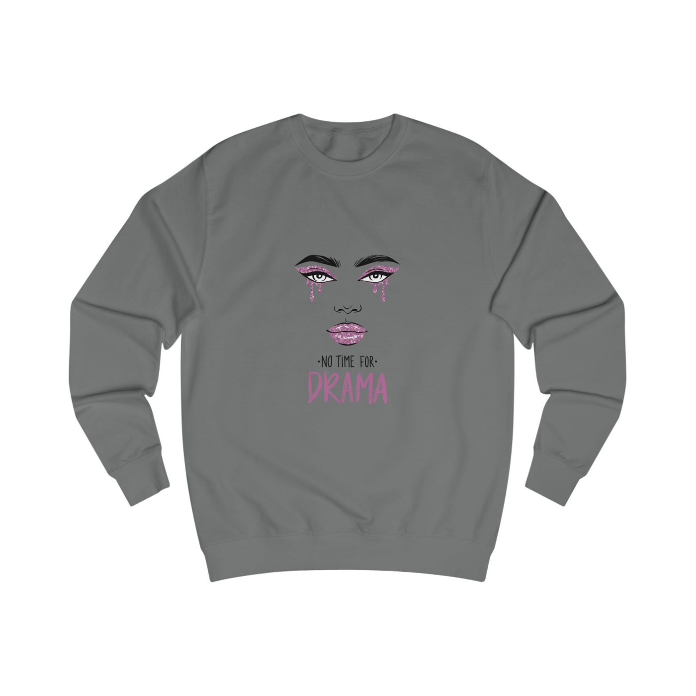 Drama Queen Unisex Sweatshirt, Cozy Pullover, Gift for Her, Casual Wear, Trendy Apparel, Unique Graphic Sweatshirt