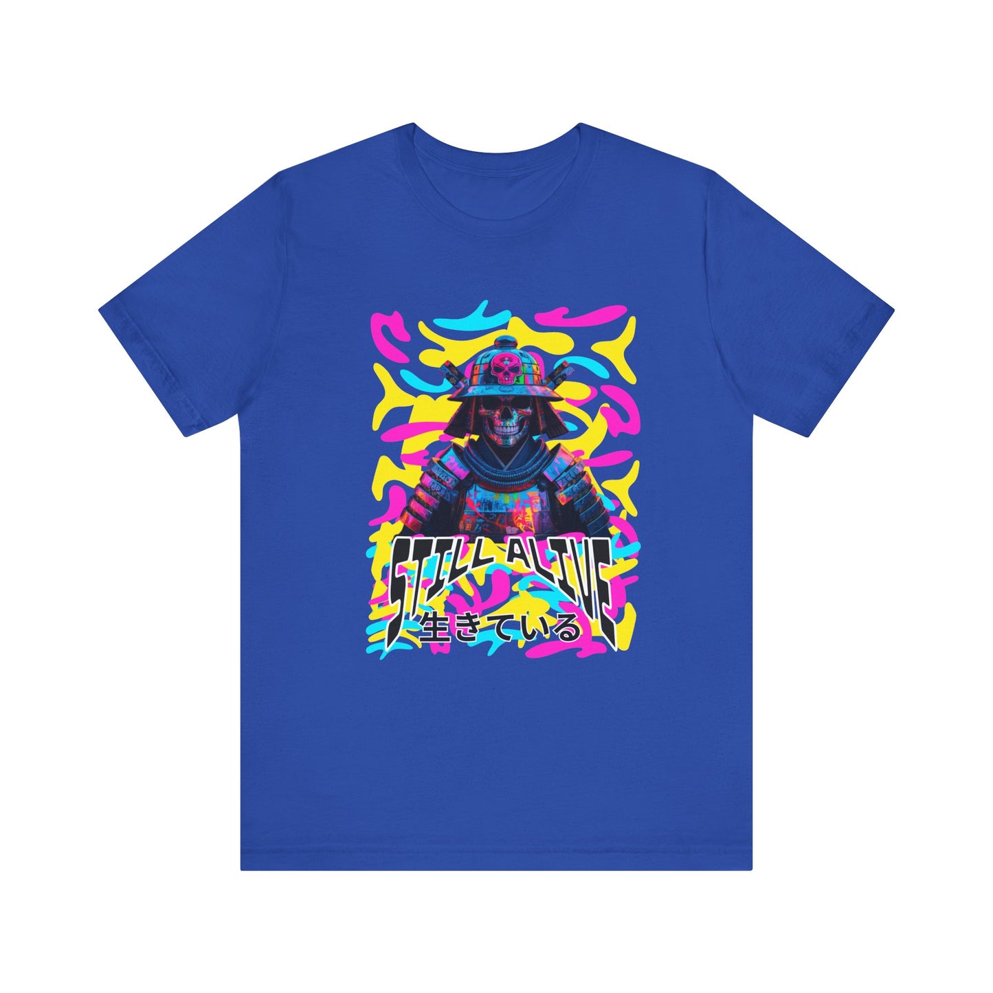 Samurai Still alive Shirt - mit Japanischer Schrift