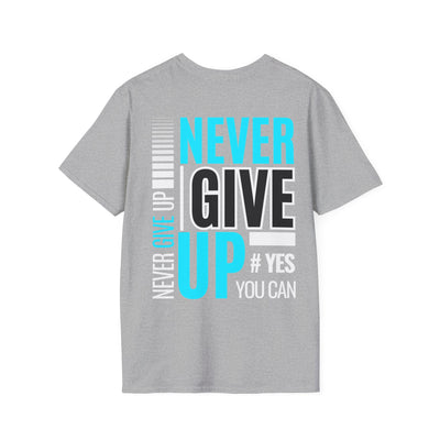 Unisex T-Shirt - Quit talking and start doing - Never give up...
