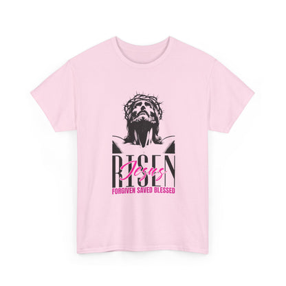 Jesus "Risen" Faith-Based Christian T-Shirt