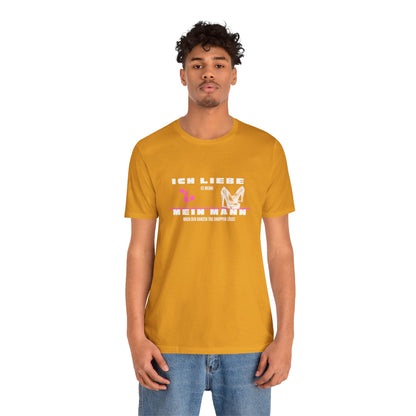 I Love My Husband "Shopping" Unisex Jersey Short Sleeve Tee