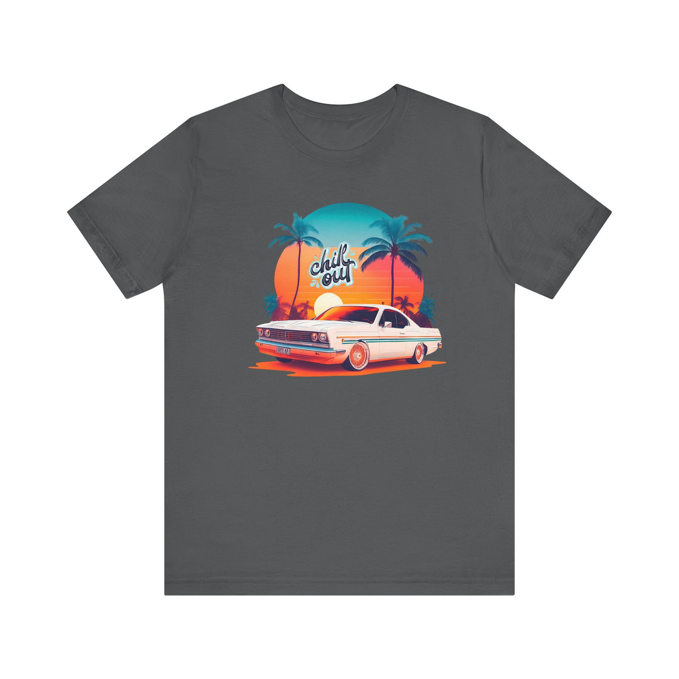 Chill Out Retro Car Tee - Unisex Jersey Short Sleeve Shirt