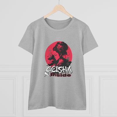 "Geisha Inside"Fleece Shirt, Cozy