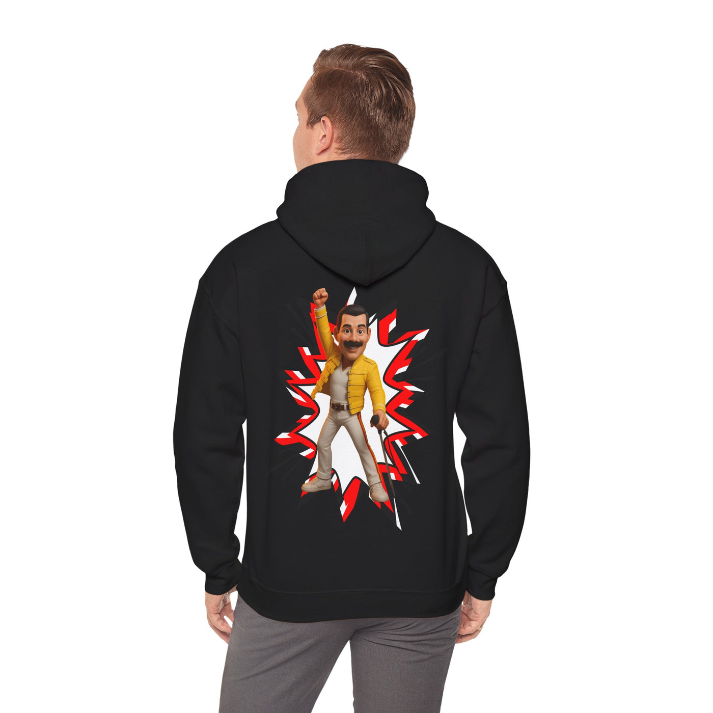 Freddie Hoodie, Unisex Sweatshirt for Music Lovers
