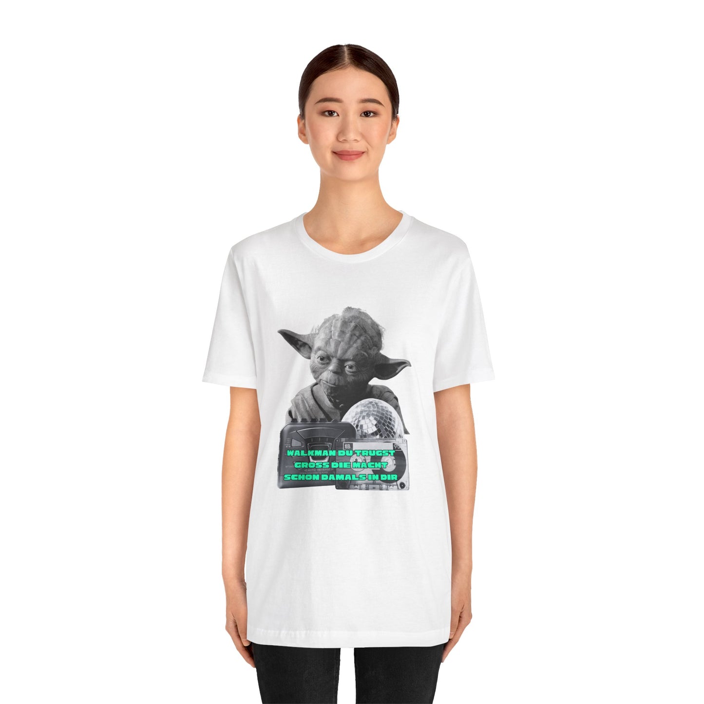 Funny Yoda Quote Unisex Tee - Walkman du kennst - erfahren du bist starwars