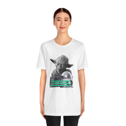 Funny Yoda Quote Unisex Tee - Walkman du kennst - erfahren du bist starwars