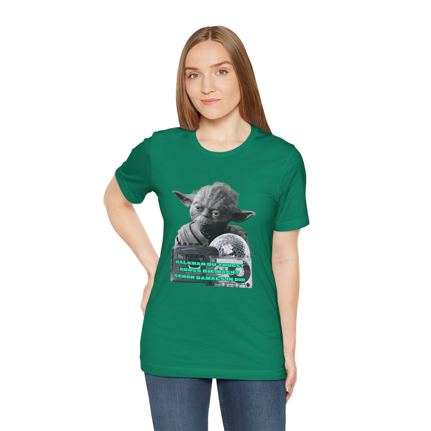 Funny Yoda Quote Unisex Tee - Walkman du kennst - erfahren du bist starwars