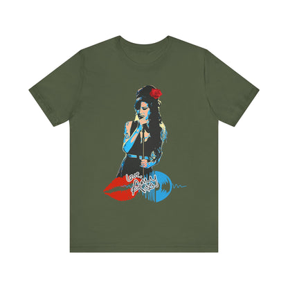 Amy Vintage-Inspired Music Lover's e T-Shirt