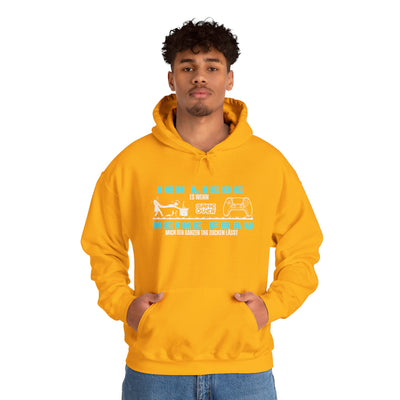 Gaming Love Unisex Hooded Sweatshirt - "Ich Liebe Es Wenn Meine Frau"