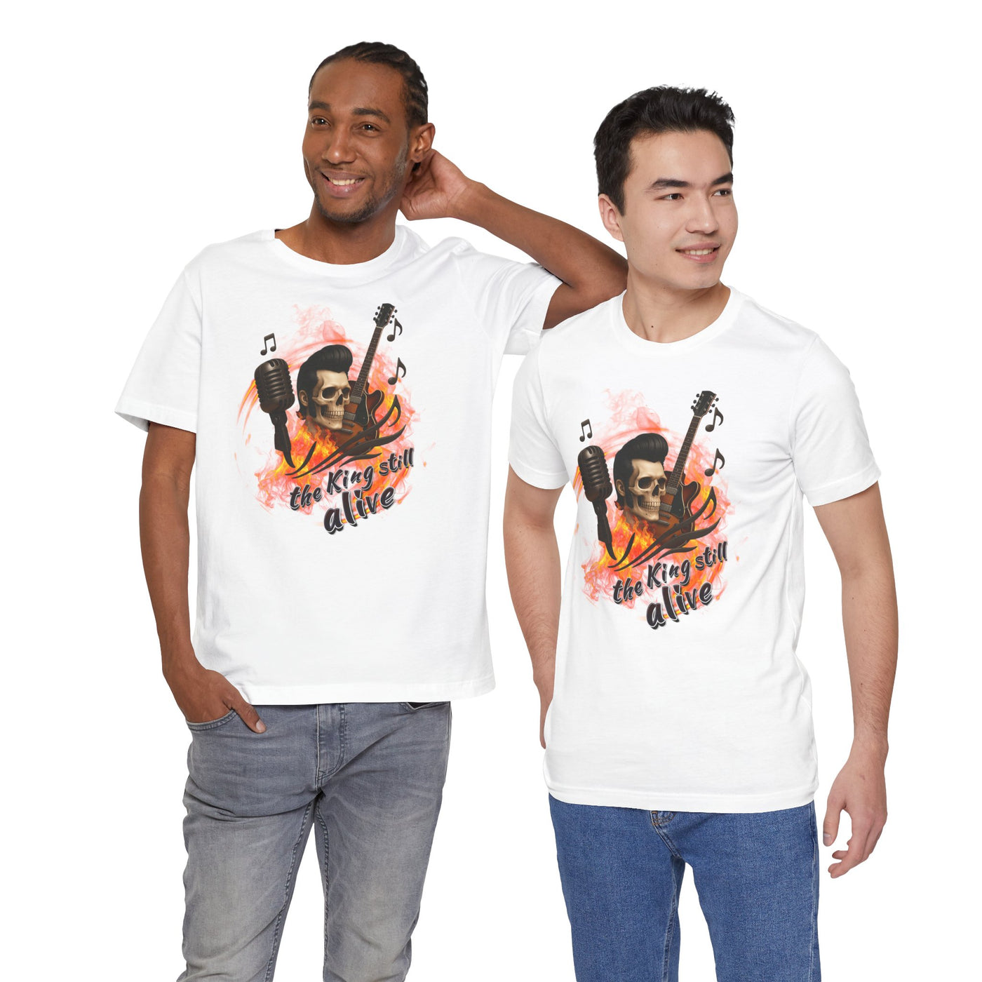 Music Vibes Unisex Jersey Tee - 'The King Still Alive' Graphic T-Shirt