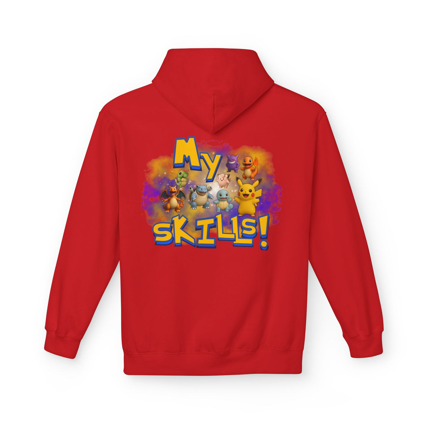 Pokemon Skills Hoodie, Unisex Pokemon Sweatshirt, Cute Hoodie