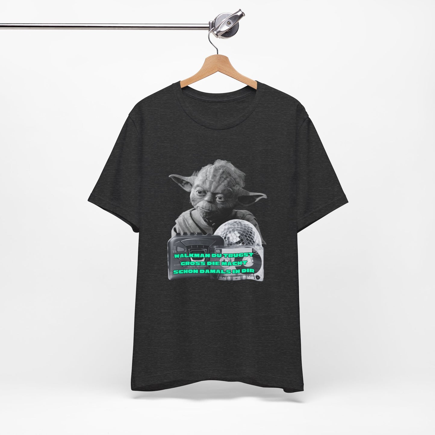 Funny Yoda Quote Unisex Tee - Walkman du kennst - erfahren du bist starwars