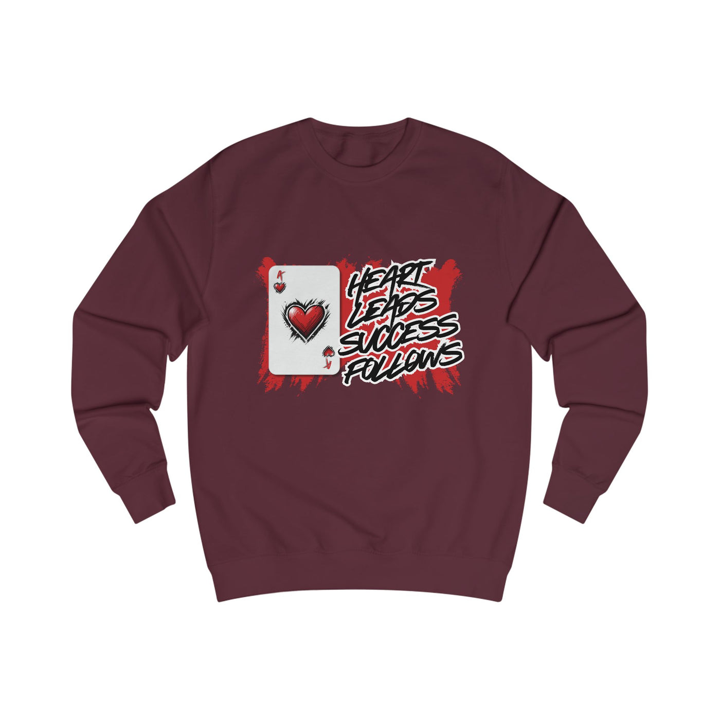 Heart leads success follows Sweatshirt, Unisex Crewneck