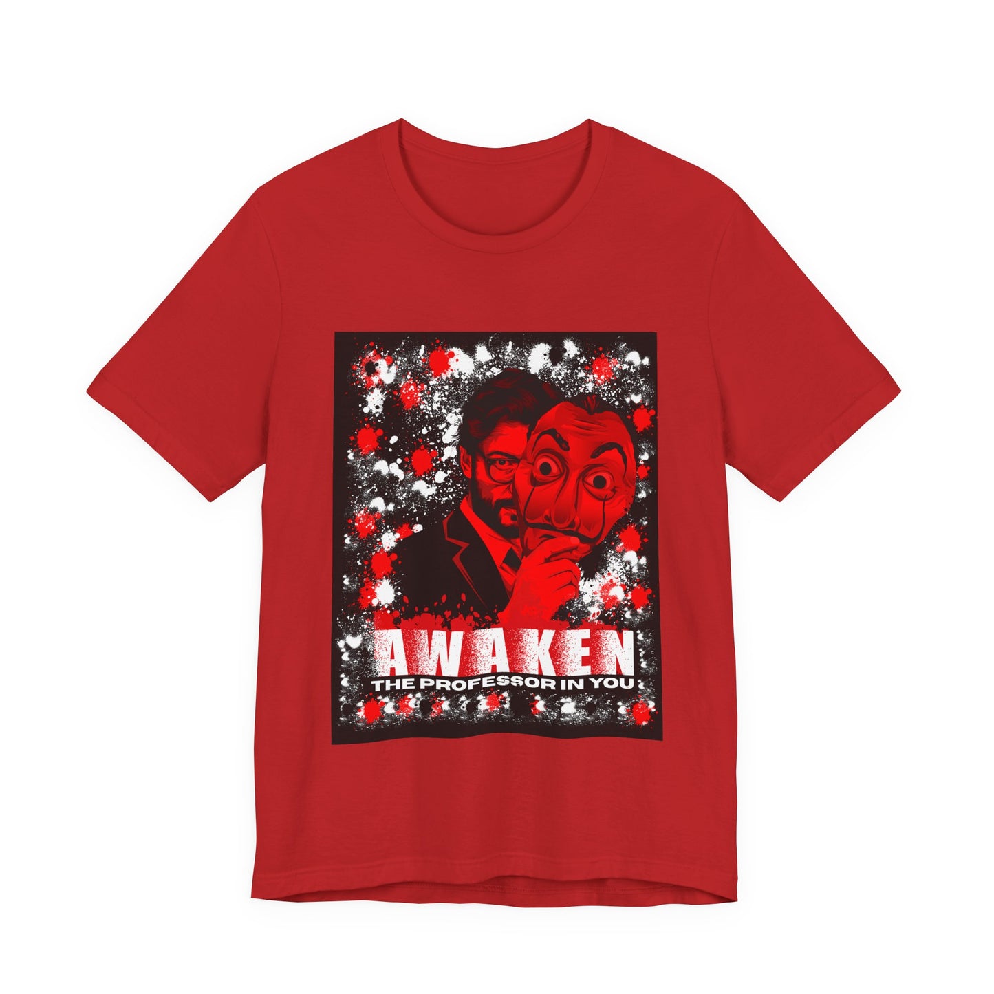 Awaken the Professor heist money Unisex Jersey Tee - Inspirational Graphic T-Shirt