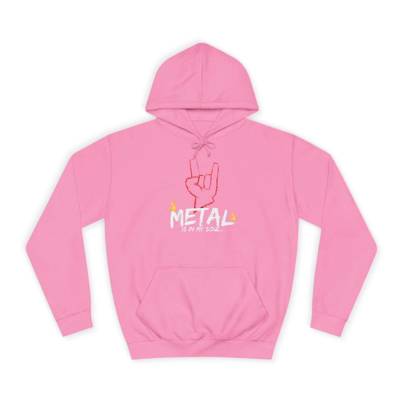 "Metal" Music Unisex College Hoodie