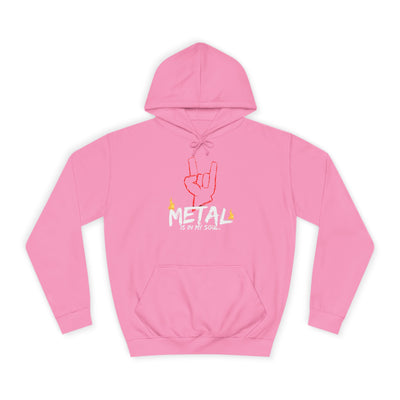 "Metal" Music Unisex College Hoodie