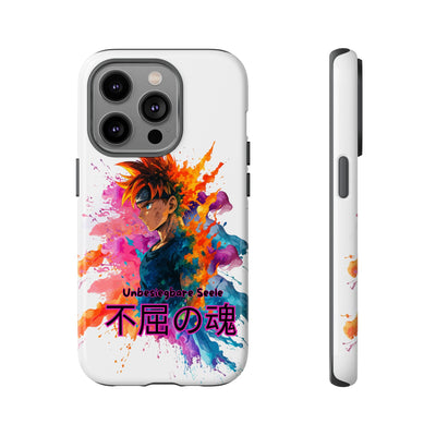 "unbesiegbare Seele" Tough Cases - Colorful Anime Phone Case Handyhülle