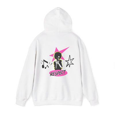 Respect Unisex Hooded Sweatshirt, Streetwear Hoodie