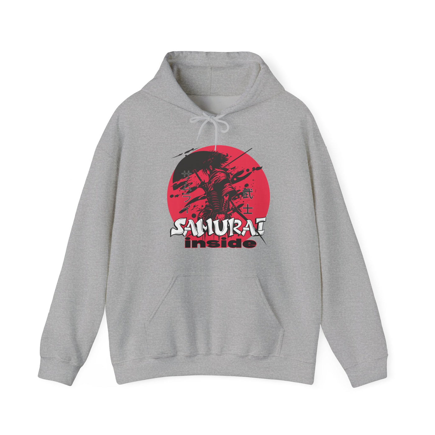 Samurai Inspired Hoodie, Cozy Streetwear,
