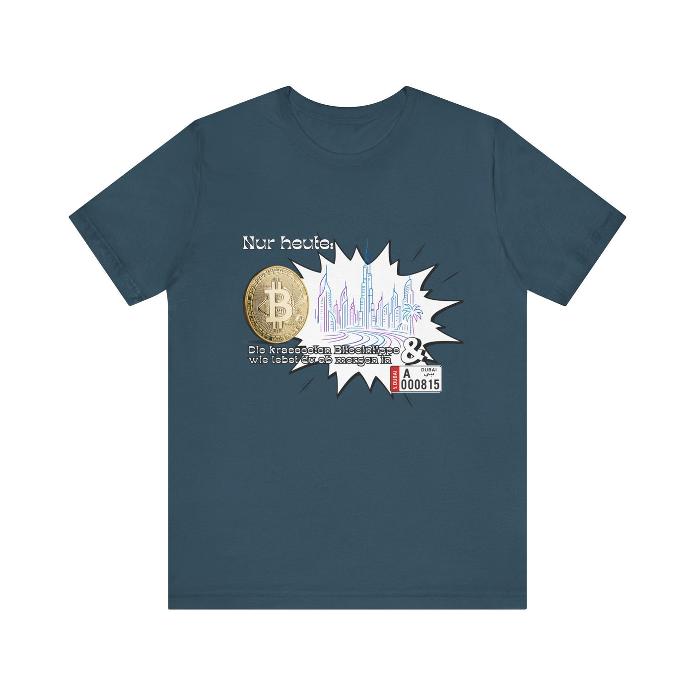 Bitcoins Dubai - Rosarote Welt - lass dich nicht verarschen T - Shirt