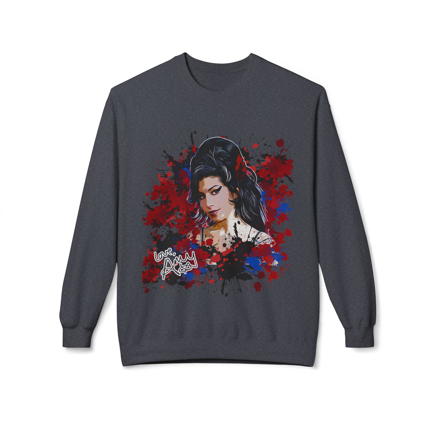 Amy Retro Kiss Graphic Hooded Sweatshirt for Fashion Lovers