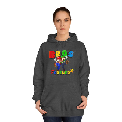 Super Bros College Hoodie, Unisex Gaming Hoodie