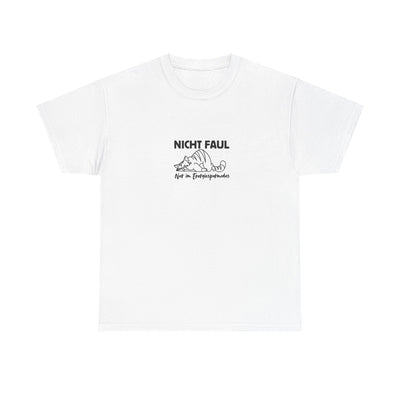 Funny Unisex Tee - "Not lazy just in energy saving mode"