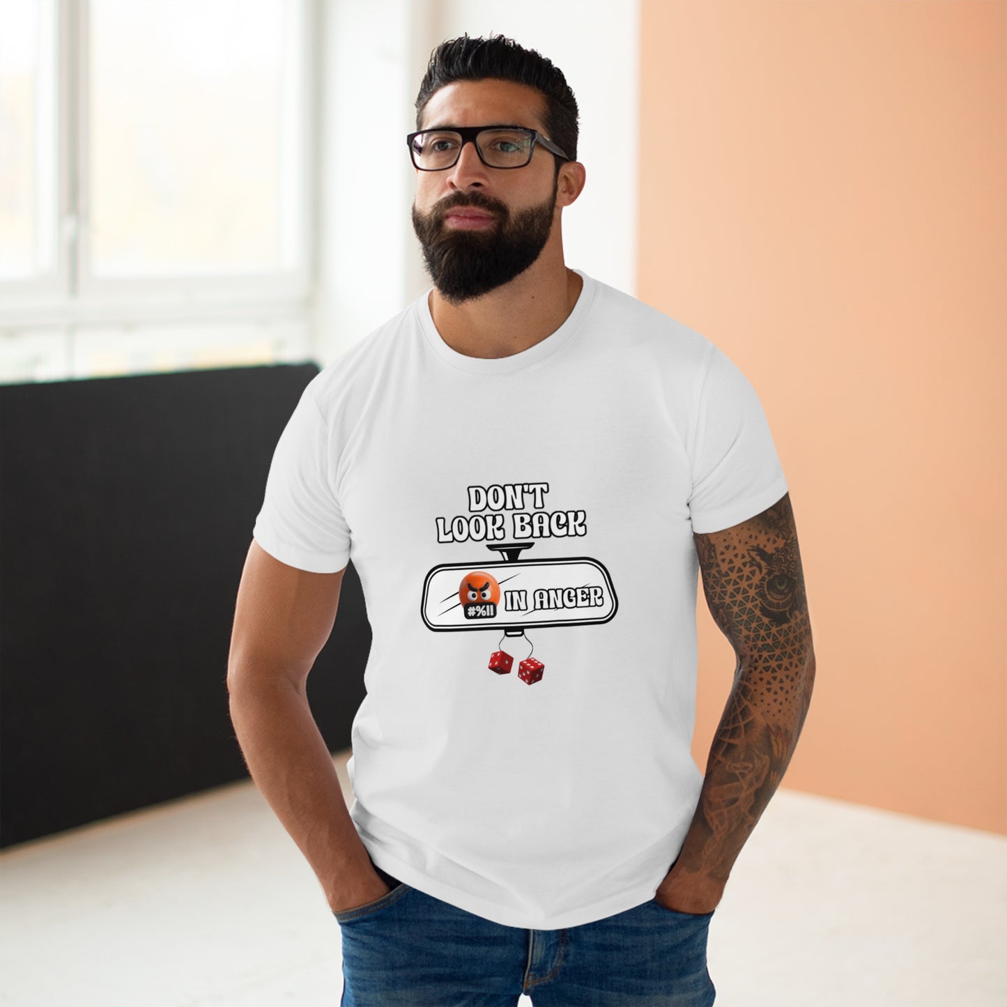 Don't Look Back in Anger Men's T-Shirt, Motivational