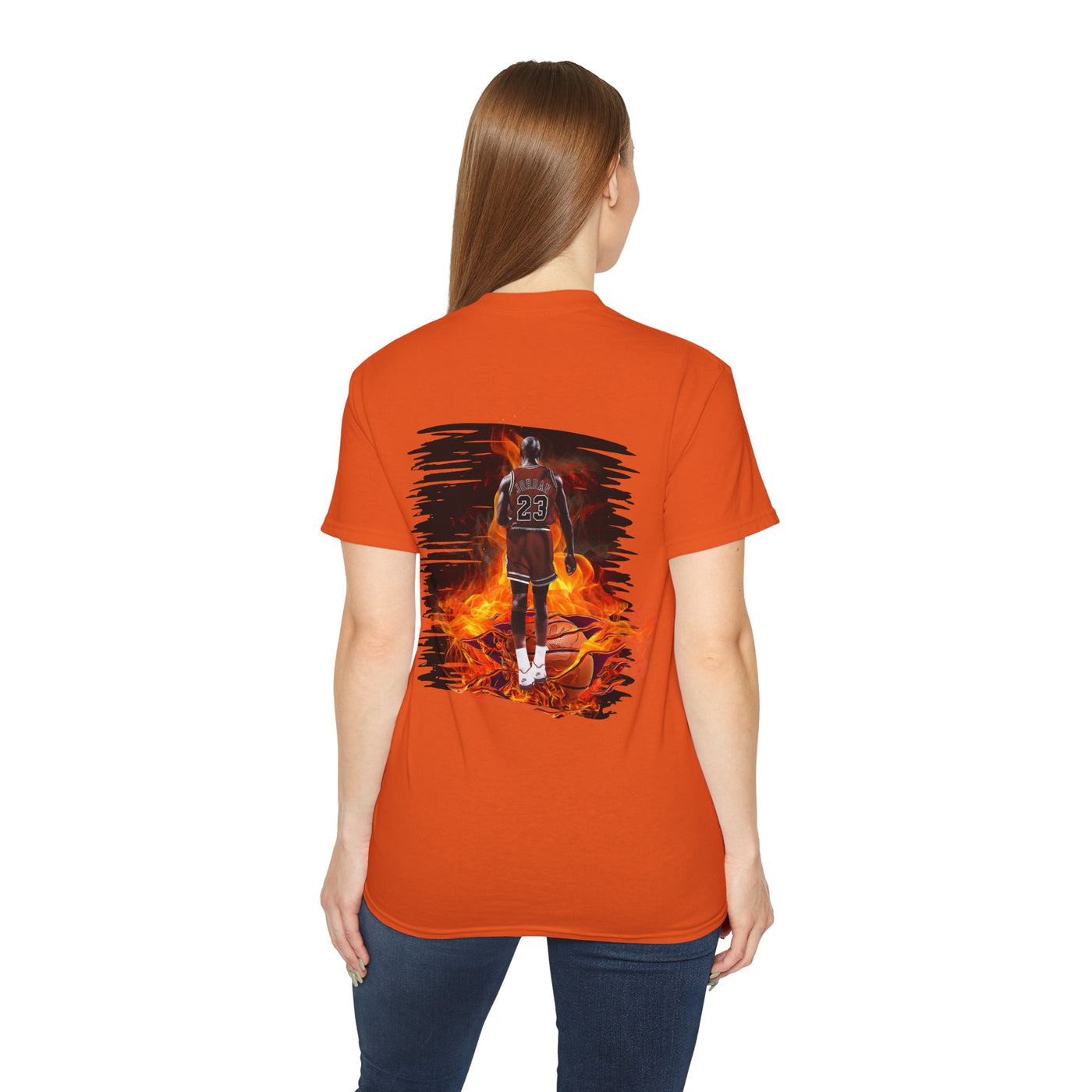 Basketball Jordan, Cool Sports Shirt, Unisex Cotton T-Shirt