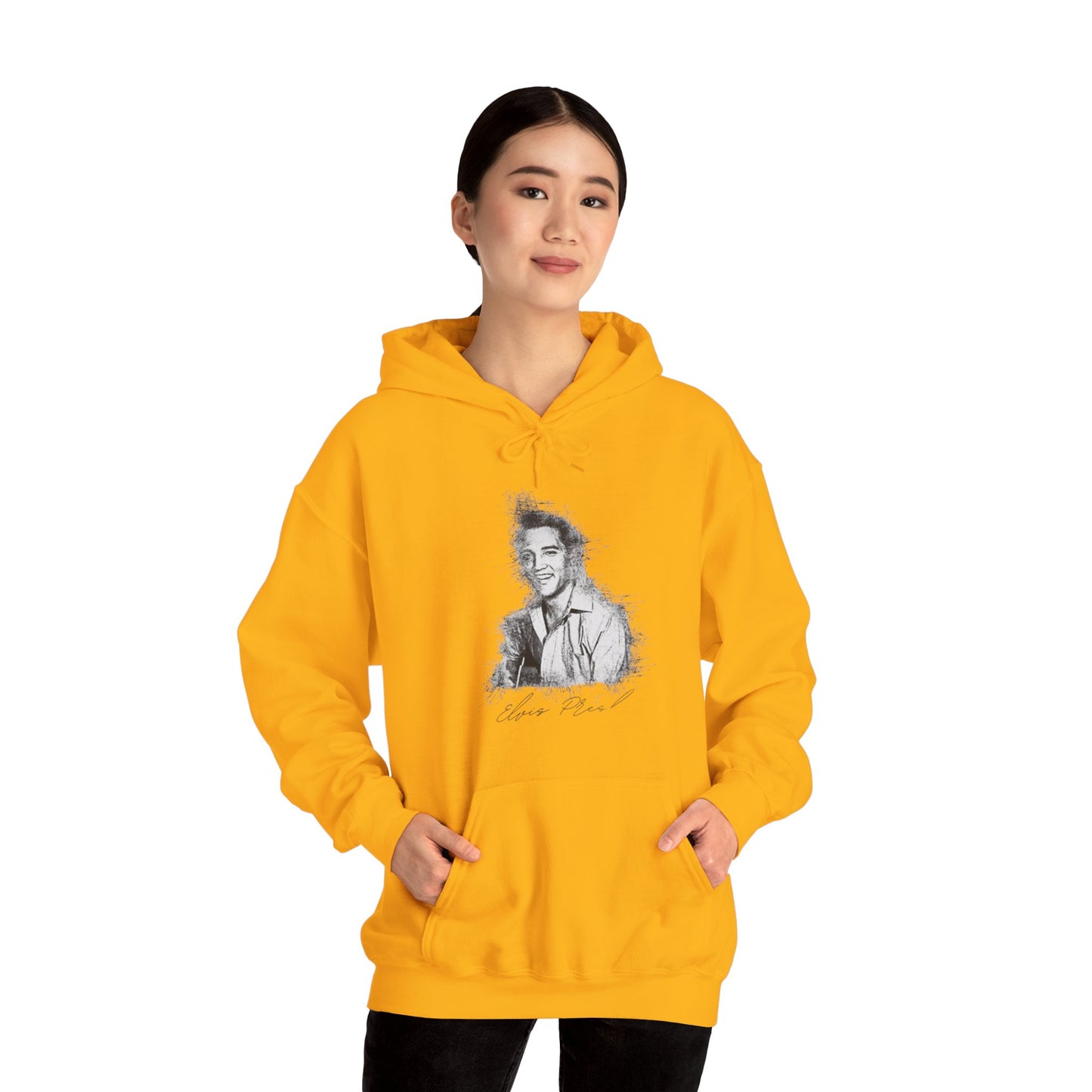 Hoodie Elvis Presley Inspired Vintage Design