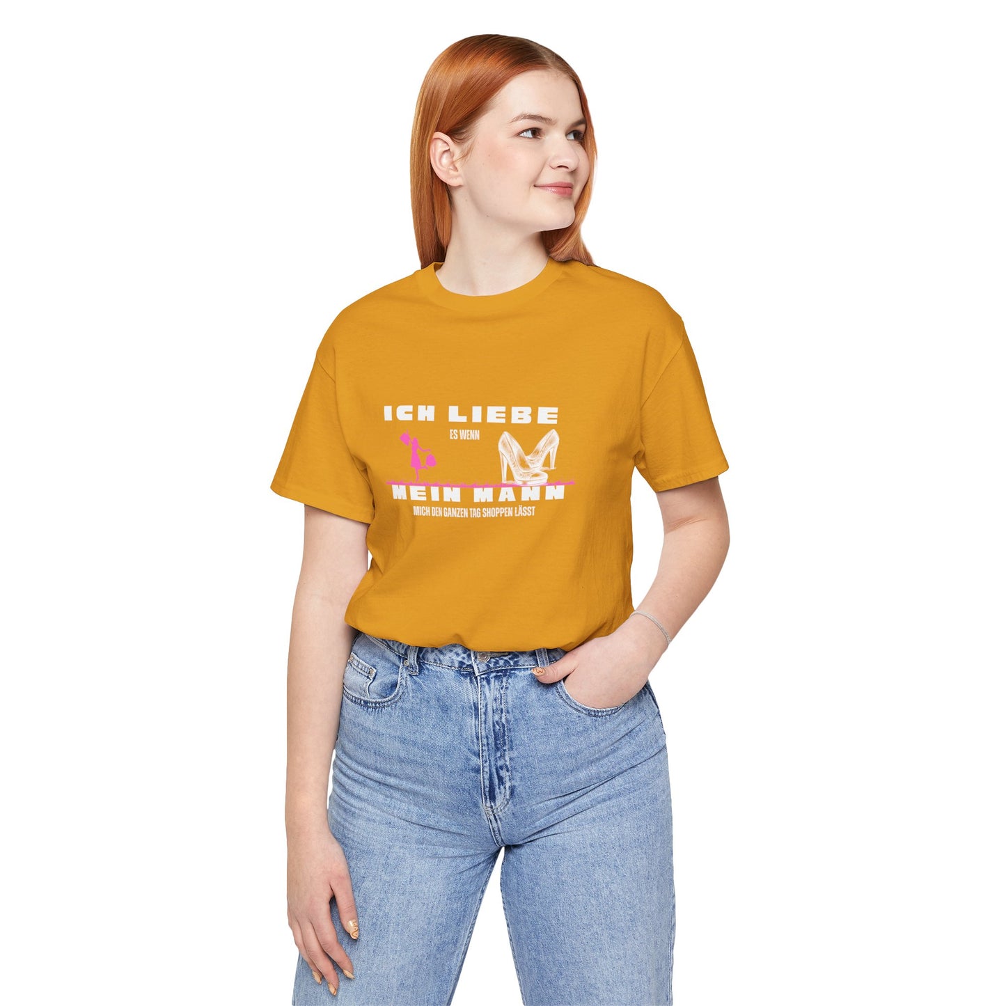 I Love My Husband "Shopping" Unisex Jersey Short Sleeve Tee