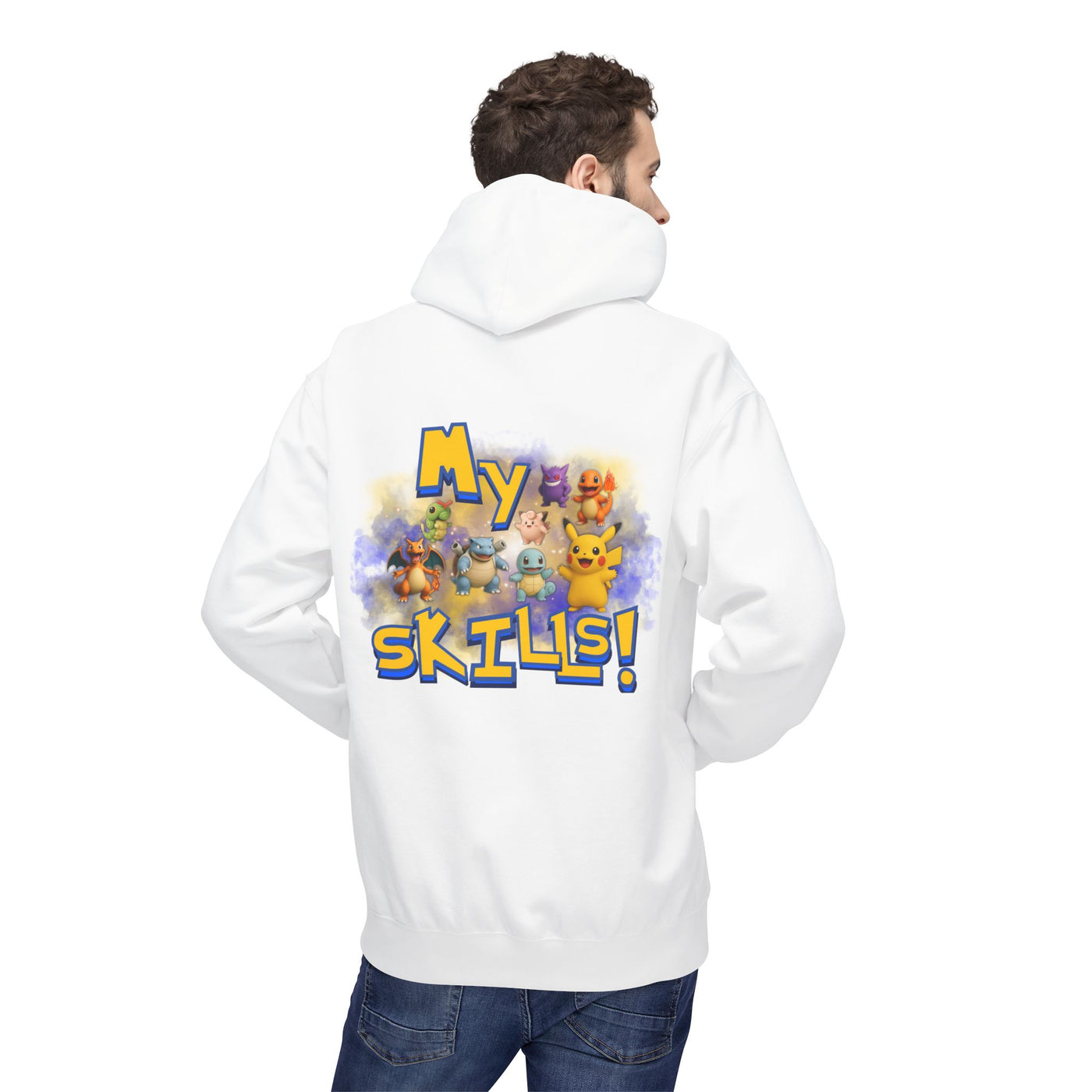 Pokemon Skills Hoodie, Unisex Pokemon Sweatshirt, Cute Hoodie